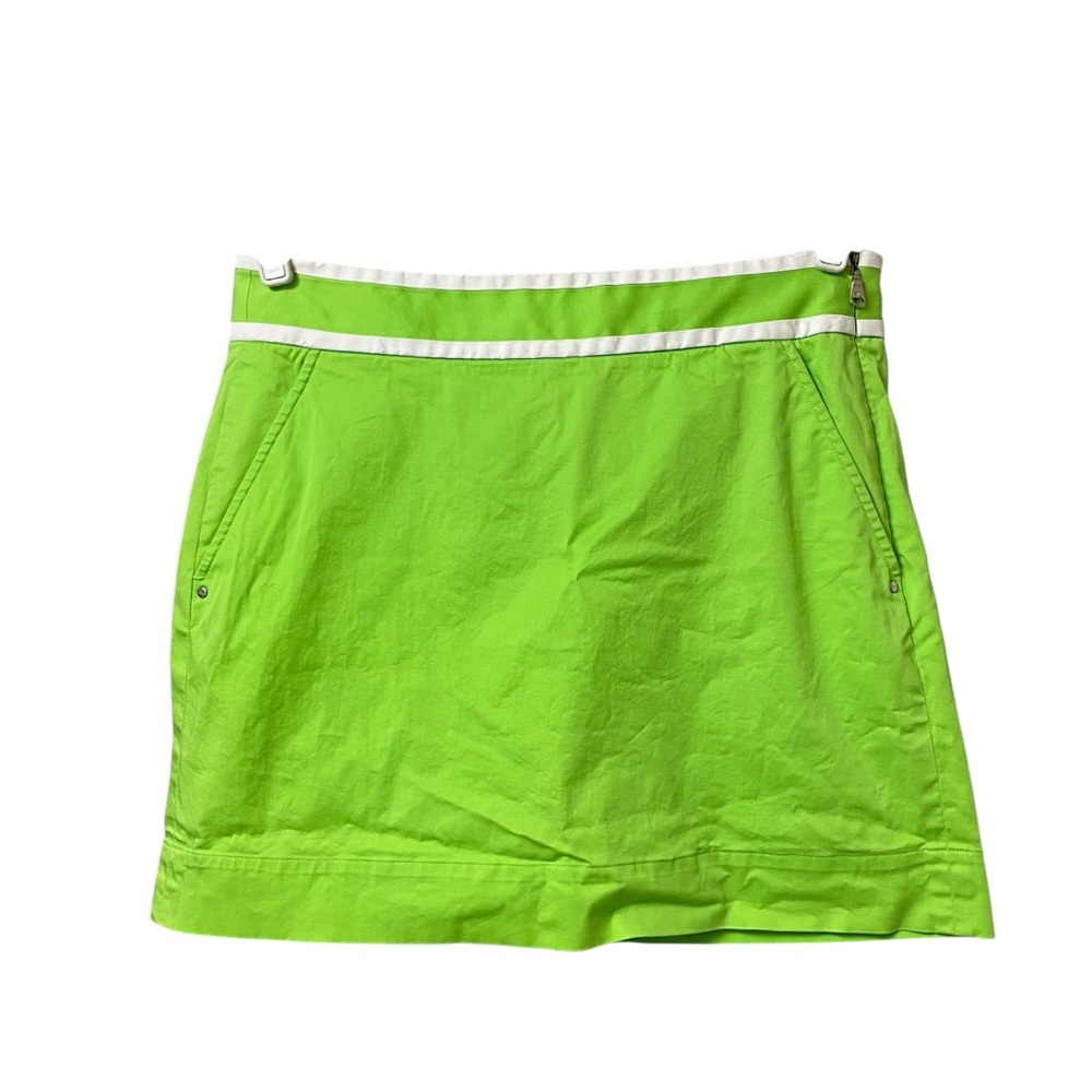 Ralph Lauren Golf lime green summer outdoor sporty Tennis Skort skirt size 8